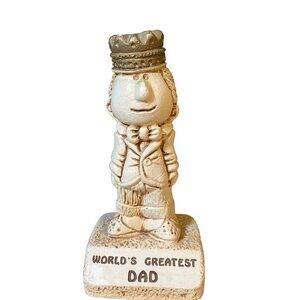 Father's Day Gift  Vintage 1970’s Paula “World’s Greatest Dad” Figurine Trophy